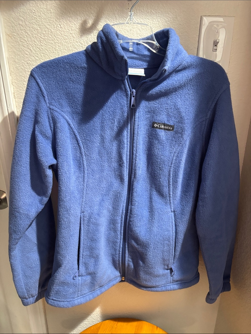 Columbia Blue Full-Zip Fleece Jacket M
